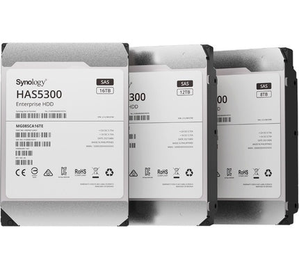 Main Image for Synology HAS5300 HAS5300-12T 12 TB Hard Drive - 3.5" Internal - SAS (12Gb/s SAS)