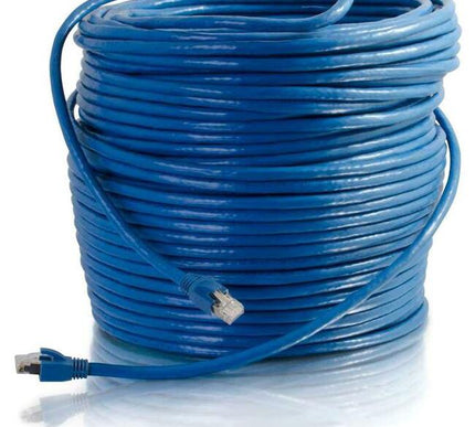 Main Image for C2G 300ft Cat6 Snagless Solid Shielded (STP) Ethernet Patch Cable - Blue