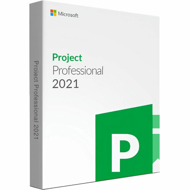 Main Image for Microsoft Project 2021 Professional - Box Pack - 1 PC - Medialess