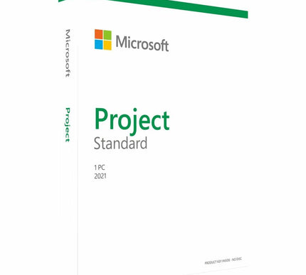 Main Image for Microsoft Project 2021 Standard - Box Pack - 1 PC - Medialess