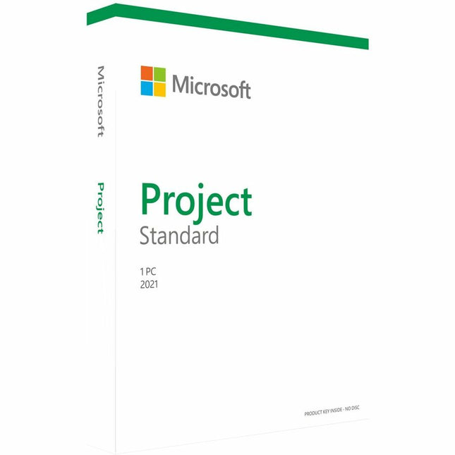 Main Image for Microsoft Project 2021 Standard - Box Pack - 1 PC - Medialess
