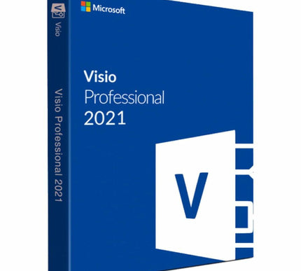 Main Image for Microsoft Visio 2021 Professional - Box Pack - 1 PC - Medialess