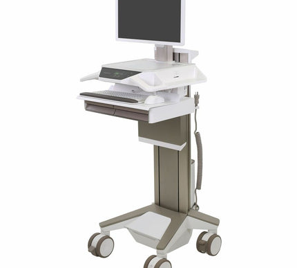 Main Image for Ergotron CareFit™ Pro Electric Lift Cart, LiFe Powered, 2 Drawers (2x1), US/CA/MX