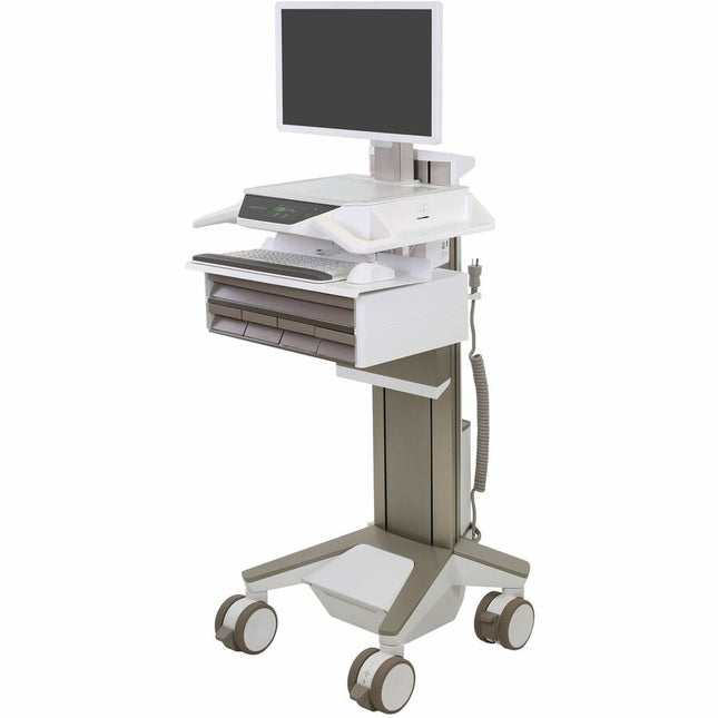 Main Image for Ergotron CareFit™ Pro Electric Lift Cart, LiFe Powered, 5 Drawers (4x1+1), US/CA/MX
