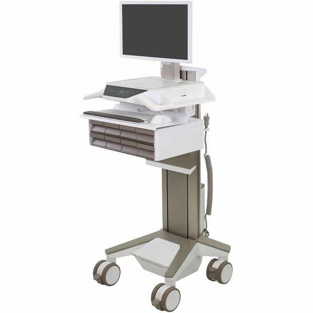 Main Image for Ergotron CareFit™ Pro Electric Lift Cart, LiFe Powered, 8 Drawers (4x2), US/CA/MX
