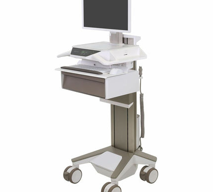 Main Image for Ergotron CareFit™ Pro Electric-Lift Cart, LiFe Powered, 1 Tall Drawer (1x1), US/CA/MX