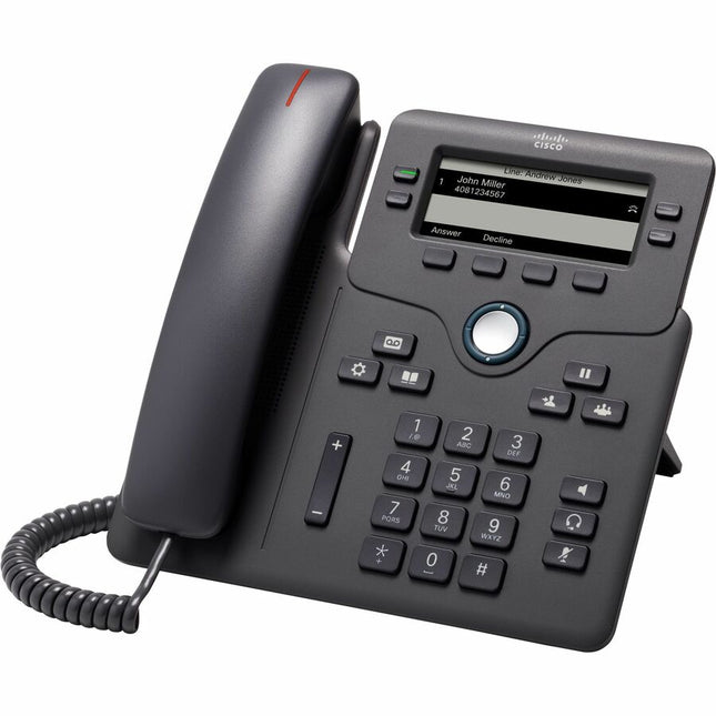 Main Image for Cisco 6851 IP Phone - Refurbished - Corded - Corded - Charcoal