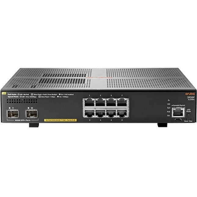 Main Image for HPE 2930F 8G PoE+ 2SFP+ Switch
