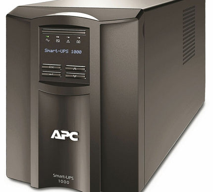 Main Image for APC Smart-UPS, Line Interactive, 1000VA, Tower, 120V, 8x NEMA 5-15R outlets, SmartConnect Port+SmartSlot, AVR, LCD [TAA]
