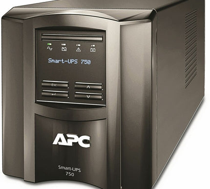 Main Image for APC Smart-UPS, Line Interactive, 750VA, Tower, 120V, 6x NEMA 5-15R outlets, SmartConnect Port+SmartSlot, AVR, LCD [TAA]
