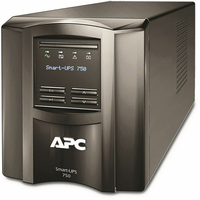 Main Image for APC Smart-UPS, Line Interactive, 750VA, Tower, 120V, 6x NEMA 5-15R outlets, SmartConnect Port+SmartSlot, AVR, LCD [TAA]