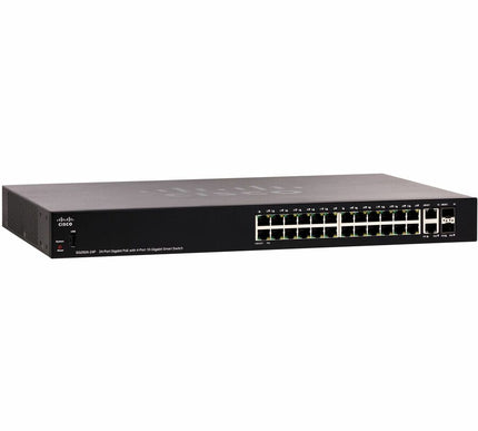 Main Image for Cisco SG250X-24P Gigabit PoE with 4-Port 10-Gigabit Smart Switch