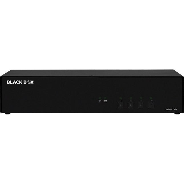 Main Image for Black Box KVM Switch, NIAP 4.0 Certified - 4-Port, Dual-Monitor, DVI-I
