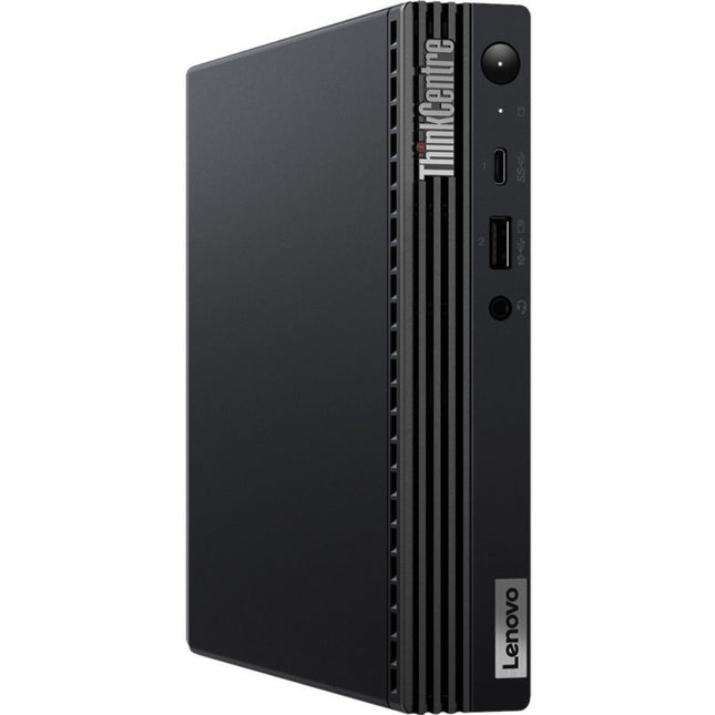 Main Image for Lenovo ThinkCentre M70q Gen 3 11T3000TUS Desktop Computer - Intel Core i5 12th Gen i5-12400T - 8 GB - 128 GB PCI Express NVMe 3.0 SSD - Tiny - Black