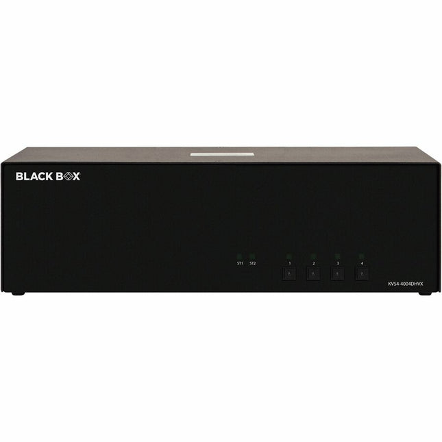 Main Image for Black Box KVM Switch, NIAP 4.0 Certified - 4-Port, Quad-Monitor, DVI, HDMI, DisplayPort, CAC