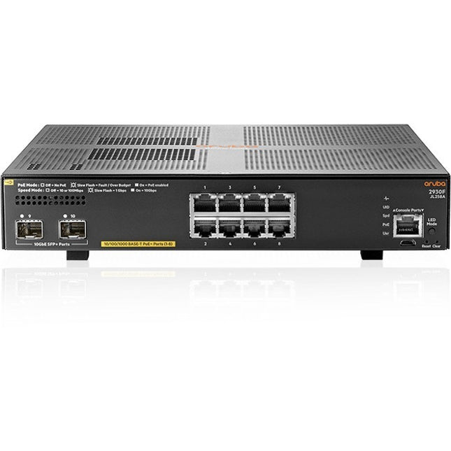 Main Image for HPE 2930F 8G PoE+ 2SFP+ Switch