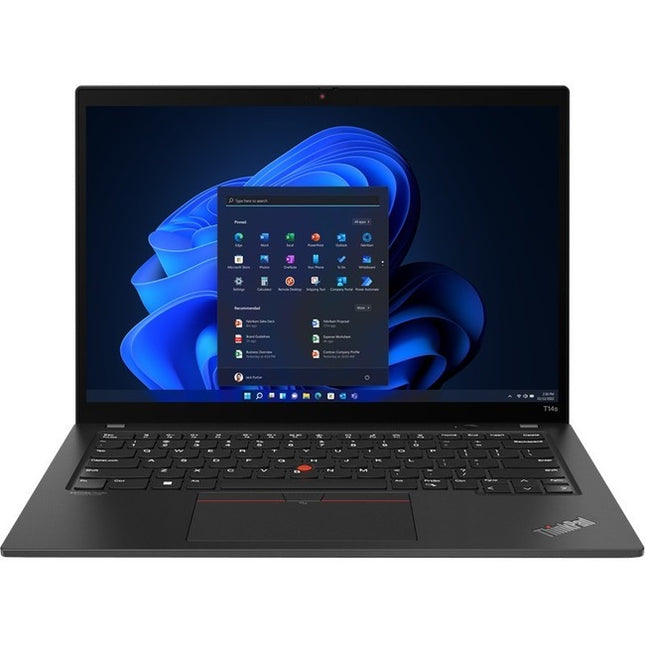 Main Image for Lenovo ThinkPad T14s Gen 3 21BR000HUS 14" Touchscreen Notebook - WUXGA - Intel Core i7 12th Gen i7-1260P - vPro Technology - 16 GB - 512 GB SSD - English Keyboard - Thunder Black