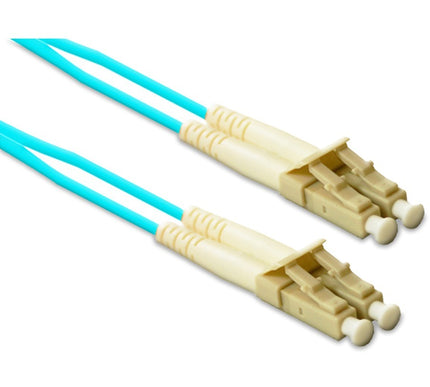 Main Image for ENET LC to LC OM4 50/125 10/40/100G Multimode Duplex Fiber Cable - Aqua 135 Meter
