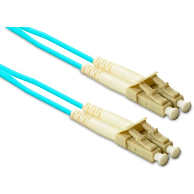 Main Image for ENET LC to LC OM4 50/125 10/40/100G Multimode Duplex Fiber Cable - Aqua 135 Meter