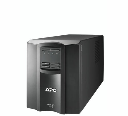Main Image for APC Smart-UPS, Line Interactive, 700VA, Tower, 120V, 8x NEMA 5-15R outlets, SmartSlot, Auto Sense Voltage 120V/230V, AVR, LCD