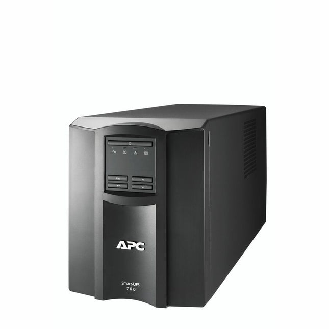 Main Image for APC Smart-UPS, Line Interactive, 700VA, Tower, 120V, 8x NEMA 5-15R outlets, SmartSlot, Auto Sense Voltage 120V/230V, AVR, LCD