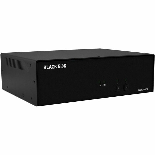 Main Image for Black Box KVM Switch, NIAP 4.0 Certified - 2-Port, Dual-Monitor, FlexPort HDMI/DisplayPort, CAC