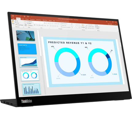Main Image for Lenovo ThinkVision M14d 14" Class LED Monitor - 16:10 - Raven Black