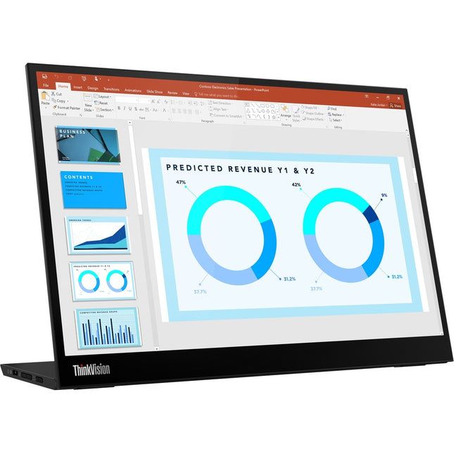 Main Image for Lenovo ThinkVision M14d 14" Class LED Monitor - 16:10 - Raven Black