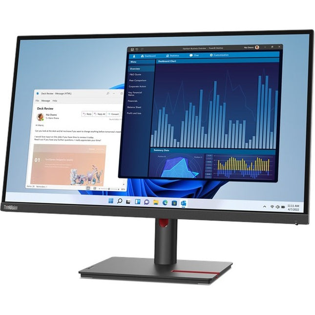 Main Image for Lenovo ThinkVision T27p-30 27" Class 4K UHD LED Monitor - 16:9 - Black