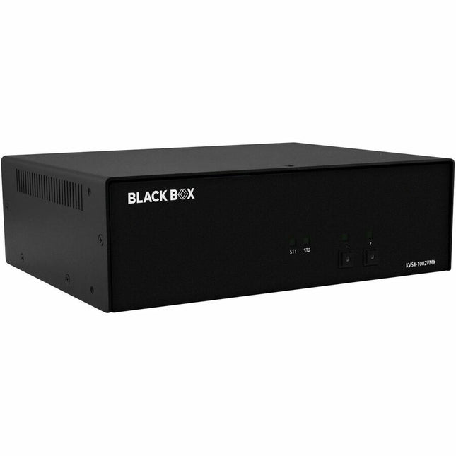 Main Image for Black Box KVM Switch, NIAP 4.0 Certified - 2-Port, Single-Monitor, DisplayPort with MST, HDMI Out, CAC
