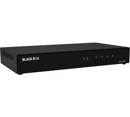 Main Image for Black Box KVM Switch, NIAP 4.0 Certified - 4-Port, Single-Monitor, DisplayPort with MST, HDMI Out, CAC