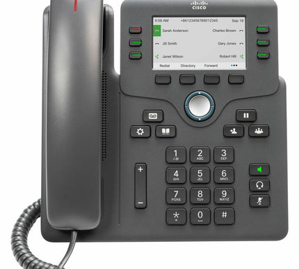 Main Image for Cisco 6871 IP Phone - Refurbished - Corded - Corded/Cordless - Wi-Fi - Wall Mountable - Charcoal