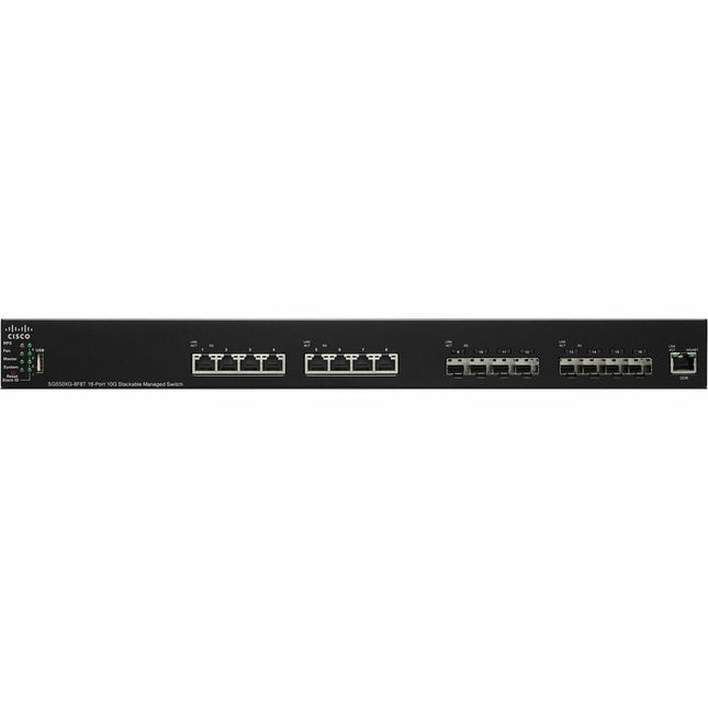Main Image for Cisco SG550XG-8F8T 16-Port 10G Stackable Managed Switch
