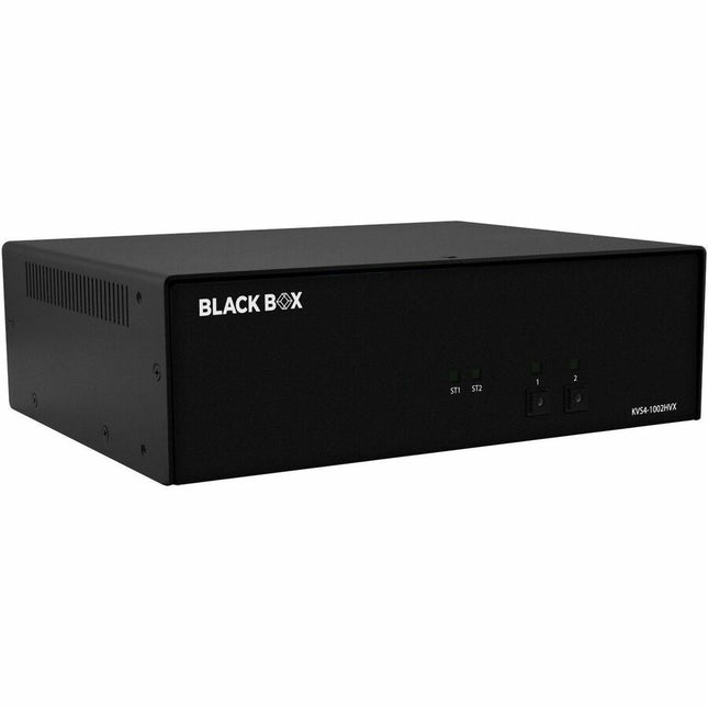 Main Image for Black Box Secure KVM Switch, NIAP 4.0 Certified - 2-Port, Single-Monitor, FlexPort HDMI/DisplayPort, CAC