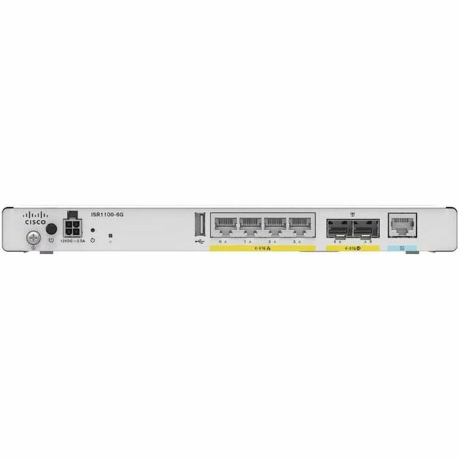 Main Image for Cisco ISR1100-6G 1 SIM Cellular, Ethernet Wireless Integrated Services Router - Refurbished