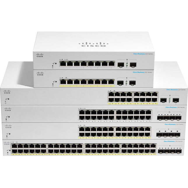 Main Image for Cisco Business CBS220-24FP-4X Ethernet Switch