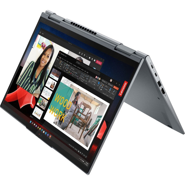 Main Image for Lenovo ThinkPad X1 Yoga Gen 8 21HQ000BUS 14" Touchscreen Convertible 2 in 1 Notebook - WUXGA - Intel Core i7 13th Gen i7-1365U - vPro Technology - Intel Evo Platform - 16 GB - 512 GB SSD - English Keyboard - Storm Gray