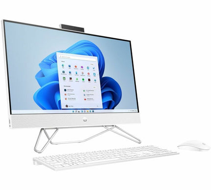Main Image for HP 24-cb1000a 24-cb1224 All-in-One Computer - AMD Ryzen 5 5625U - 8 GB - 1 TB PCI Express NVMe SSD - 23.8" Full HD Touchscreen - Desktop - Starry White - Refurbished