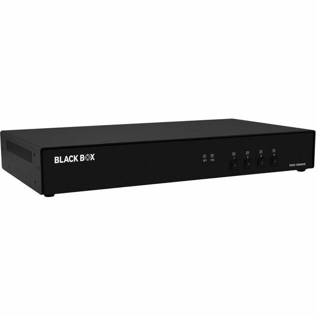 Main Image for Black Box KVM Switch, NIAP 4.0 Certified - 4-Port, Single-Monitor, FlexPort HDMI/DisplayPort, CAC