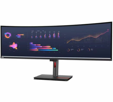 Main Image for Lenovo ThinkVision P49W-30 49" Class Dual Quad HD (DQHD) Curved Screen LED Monitor - 32:9 - Raven Black
