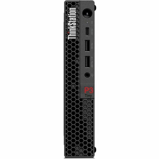 Main Image for Lenovo ThinkStation P3 30H0000XUS Workstation - 1 Core i7 13th Gen i7-13700T - vPro Technology - 16 GB - 512 GB SSD - Tiny