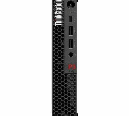 Main Image for Lenovo ThinkStation P3 30H0000YUS Workstation - 1 Core i5 13th Gen i5-13500T - vPro Technology - 32 GB - 1 TB SSD - Tiny - Black
