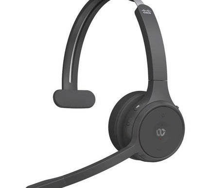 Main Image for Cisco Single On-ear Headset+Charging Stand, USB-A Bundle Carbon Black