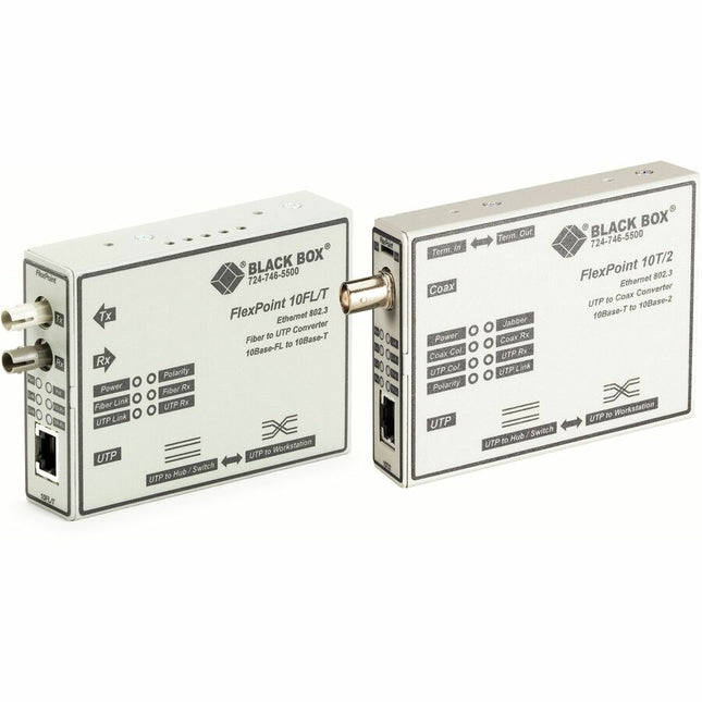Main Image for Black Box Media Converter Kit, 10Base2 Coax to 10Base-FL