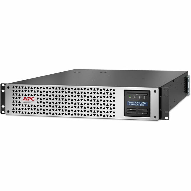Main Image for APC Smart-UPS, Line Interactive, 3kVA, Lithium-ion, Rackmount 2U, 120V, 1x NEMA L5-30R+6x NEMA 5-20R outlets, SmartConnect Port+SmartSlot, AVR, LCD