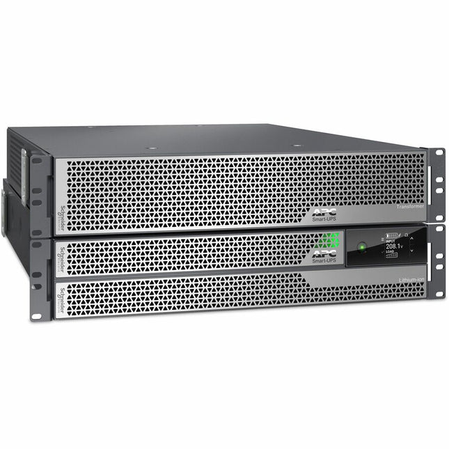 Main Image for APC Smart-UPS Ultra, 5kVA, Rackmount 4U, 208V, 12x 5-20R+2x L6-20R+1x L6-30R NEMA, Network Card+SmartSlot, W/ rail kit, W/ transformer 208V to 120V