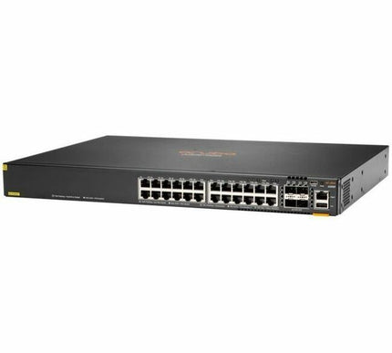 Main Image for HPE 6300F 24-port 1GbE Class 4 PoE and 4-port SFP56 Switch