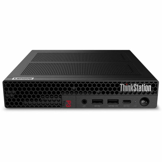 Main Image for Lenovo ThinkStation P3 30H00011SS Workstation - 1 x Intel Core i9 13th Gen i9-13900T - vPro Technology - 32 GB - 1 TB SSD - Tiny - Black