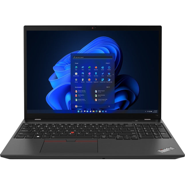 Main Image for Lenovo ThinkPad T16 Gen 1 21BV00HEUS 16" Touchscreen Notebook - WUXGA - Intel Core i7 12th Gen i7-1270P - vPro Technology - 16 GB - 512 GB SSD - English Keyboard - Thunder Black