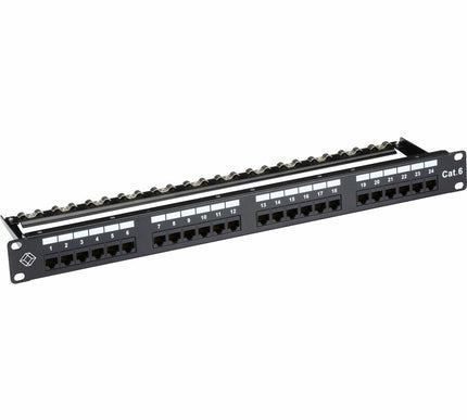 Main Image for Black Box GigaTrue CAT6 Patch Panel - 1U, Unshielded, 24-Port